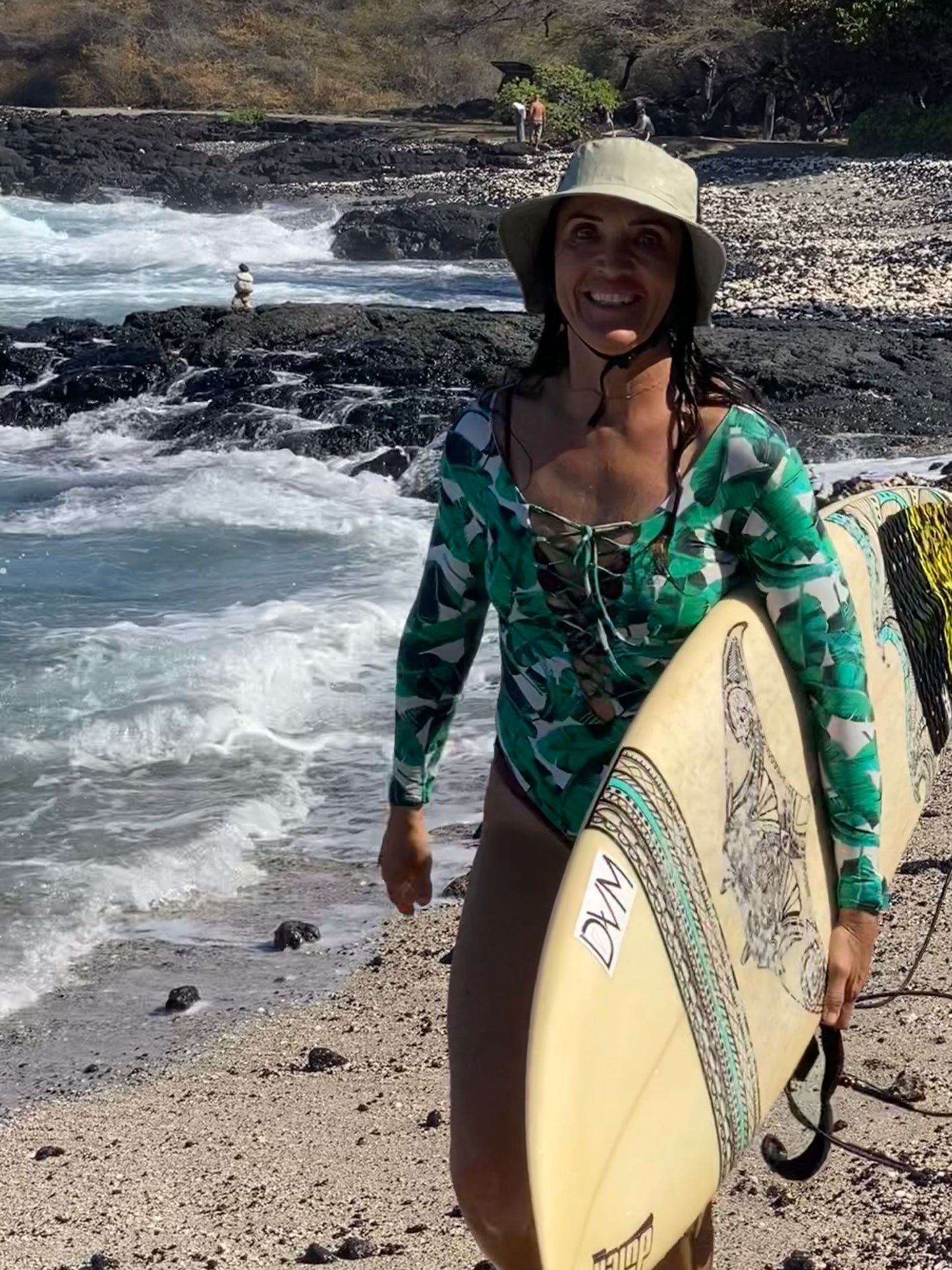 MOB Eco-Surf/Waterproof Hat in "Greyeen" (Med)