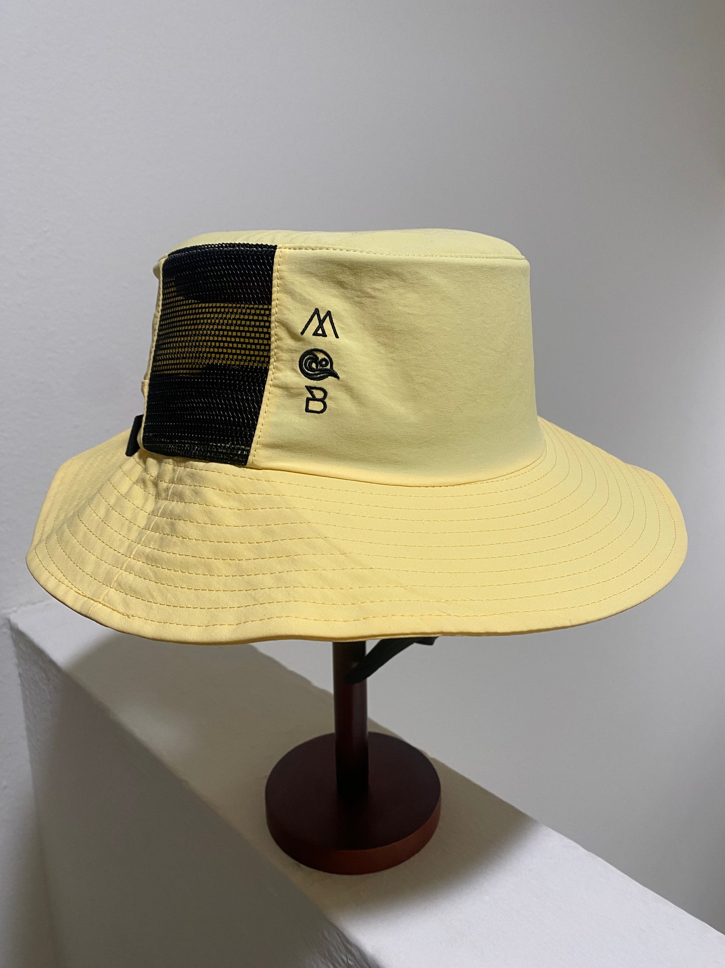 yellow waterproof hat