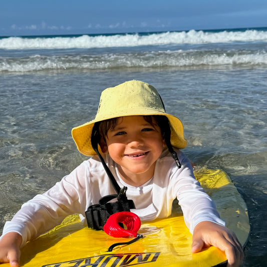 MOB Keiki (Child/Small) Eco-Outdoor Waterproof Hat in Mellow Yellow